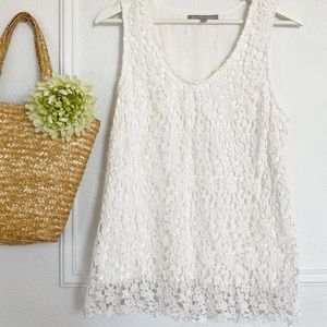 Anthropologie Daniel Rainn crocheted sleevelesstop
